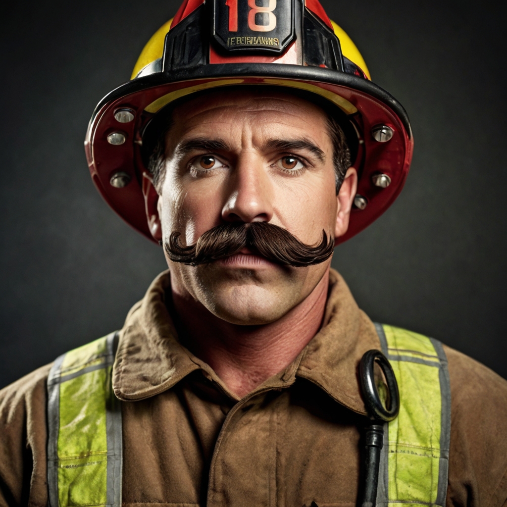 Fireman Mustache