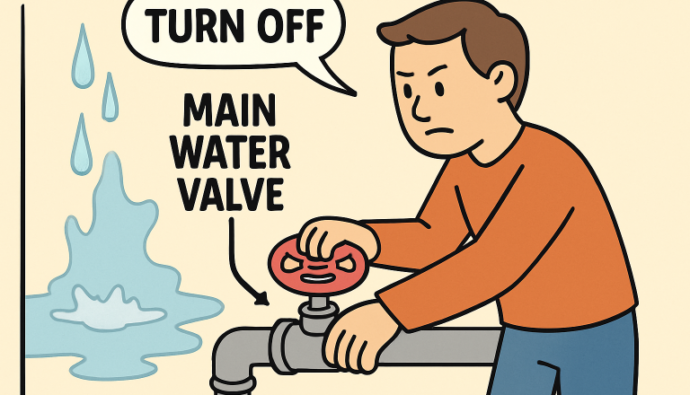 plumbing emergency steps