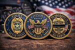 Police challenge coins