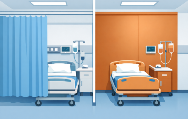 hospital room divider