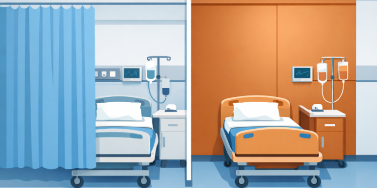 hospital room divider