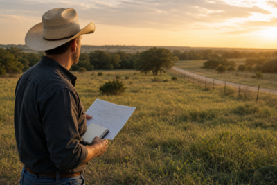 buying rural land in North Texas
