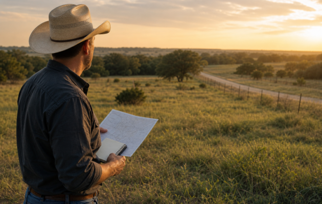 buying rural land in North Texas