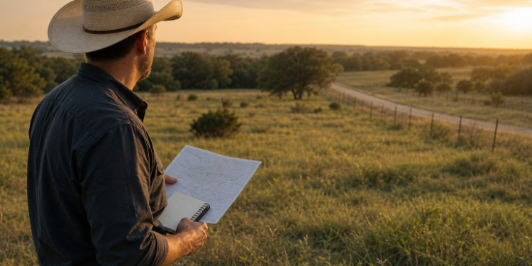 buying rural land in North Texas
